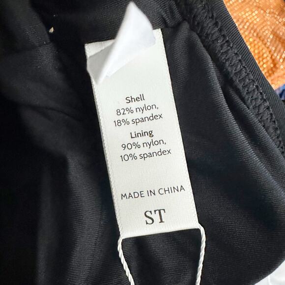 Andie Mykonos Small Long Torso Black One Piece Swimsuit LT - Picture 4 of 10